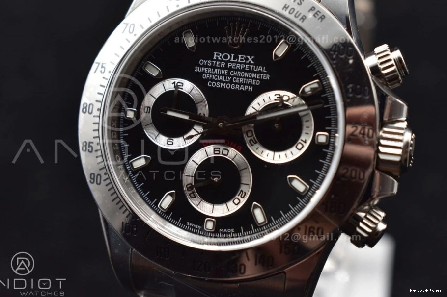 V Edition 116520 904L 773 and 1:1 Daytona Best SS Clean Bracelet SmoothTexture Dial SA4130 Case Black 0106